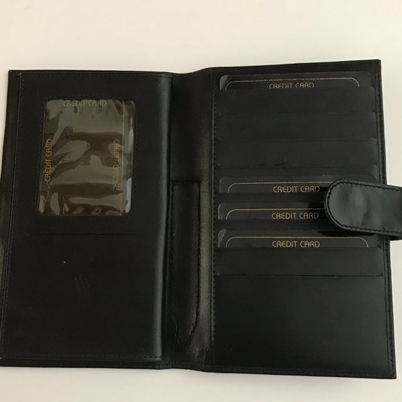 Black Badge Shield ID Case Wallet - Picture 7 of 11